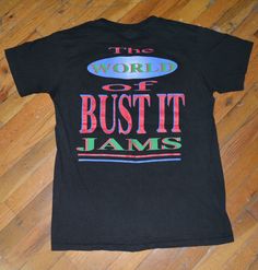 1991 BUST-IT RECORDS tee shirt Size: Large Brand: Hanes Material: 100% cotton Chest: 21 inches (measured across the shirt from armpit to armpit) Width: 28 inches (measured from top to bottom starting at the back collar) Condition: overall the tee is in EXCELLENT vintage condition w/ no stains or holes **Any reasonable offers will be considered** DOMESTIC SHIPPING via USPS MAIL SERVICE $0.00 FREE INTERNATIONAL SHIPPING via PRIORITY MAIL SERVICE $20.00 Canada $25.00 Rest of the World I have an eno Remix Mic Drop Shirts, Mac Dre T Shirt, Hip Hop Concert, Mc Hammer, Concert Shirts, Hip Hop Rap, Concert Tees, Fancy Dresses, Vintage Tshirts