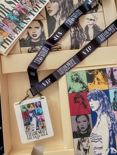 the lanyard is decorated with pictures of famous women