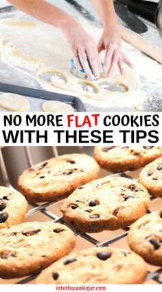 no more flat cookies with these tips on how to bake them in the oven