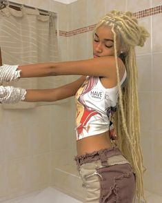 Blonde Dreads, Oh My Goddess, Pretty Braided Hairstyles, Creative Hairstyles, Locs Hairstyles, Mode Inspo, Twist Hairstyles, Black Girls Hairstyles, Protective Hairstyles