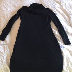 Sofiacashmere Cashmere Dress Never Used Plush Luxurious Cashmere Black Wool Dress For Formal Occasions, Formal Black Long Sleeve Sweater Dress, Fitted Cashmere Midi Dress, Fitted Cashmere Sweater Dress For Fall, Elegant Cashmere Dresses, Black Fitted Wool Dress, Fitted Black Wool Dress, Elegant Winter Cashmere Dress, Black Wool Dress For Fall