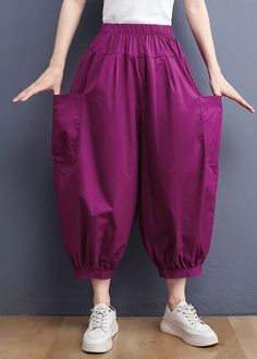 Balloon Pants Outfit Denim, Lantern Pants, Women Summer Fashion, Cozy Pants, Balloon Pants, Spring Fabric, Denim And Lace, Dresses By Length, Daily Dress