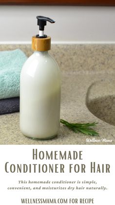 Easy Homemade Shampoo, Diy Curly Hair Conditioner, How To Make Shampoo And Conditioner, How To Make Homemade Shampoo And Conditioner, Diy Conditioner For Oily Hair, Diy Shampoo For Dry Hair, Diy Natural Hair Conditioner, Homemade Conditioner For Curly Hair