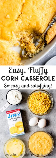 corn casserole is an easy and tasty side dish that's ready in less than 30 minutes