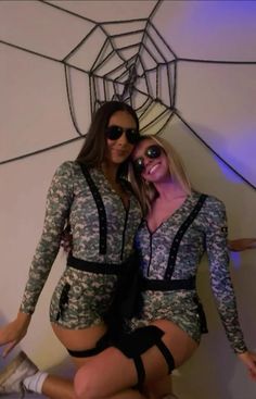 50+ Spooktastic College Halloween Costume Ideas - HubPages Funny Cute Costumes Women, Camo Costume For Women, Army Brat Costume, Women Cute Halloween Costumes, Duo Friends Halloween Costumes, Hot Matching Halloween Costumes Best Friend, Halloween Swat Costumes, Army People Halloween Costume, Hot Halloween Costumes For Women 2024