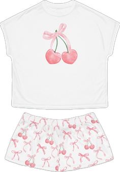 Sweet Pink Sleepwear, Sweet Pink Sleepwear For Loungewear, Sweet Pink Sleepwear For Sleepover, Cute Pink Cotton Pajama Shorts, Pink Pajama Shorts For Spring Sleepover, Pink Sweet Sleepwear For Bedtime, Sweet Pink Sleepwear For Bedtime, Cute Pink Loungewear Sets, Cute Pink Pajama Shorts For Pajama Party