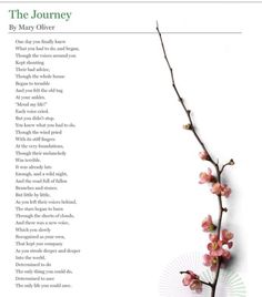 an image of a poem with flowers on it