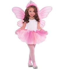 Fairy Costume For Girl, Fairy Princess Costume, Ballerina Princess, Party City Costumes, Butterfly Costume, Princess Fairy, Little Ballerina, Princess Costume, Cute Halloween Costumes