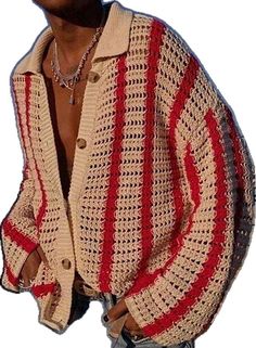 Crochet Mens, Crochet Gift Ideas, Shirt Crochet, Hats Crochet, Summer Yarn, Autumn Trends, Mens Cardigan Sweater, Crochet Vintage, Men's Cardigan