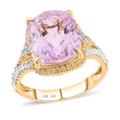 Embark on a journey of opulence with our 14K yellow gold kunzite, natural yellow and white diamond ring&mdasha dazzling testament to timeless elegance. Crafted to captivate, this exquisite piece seamlessly merges sophistication with celestial allure, making it the perfect embodiment of refined luxury.

 

Highlights

 



LUXURIOUS KUNZITE GLOW:&nbspImmerse yourself in the enchanting radiance of the Kunzite gem, known for its stunning pinkish-violet hues. This diamond fashion ring's Kunzite centerpiece exudes an otherworldly glow, a celestial dance of colors that effortlessly captivates onlookers
DIAMOND EMBRACE:&nbspRevel in the embrace of natural yellow and white diamonds, each facet meticulously placed to enhance the kunzite wedding ring's allure. The diamonds' exquisite brilliance add Kunzite Ring, Yellow Diamonds, Yellow Gold Diamond Ring, Diamond Fashion Rings, Tanzanite Diamond, White Diamond Ring, The Embrace, Yellow Gold Setting, Gold Chain Jewelry