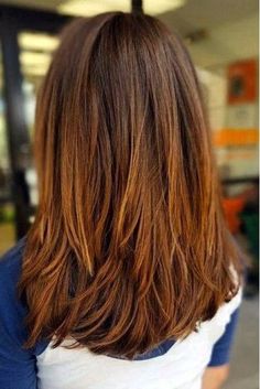 Medium Length Hair With Layers, Penteado Cabelo Curto, Haircut For Thick Hair, Long Layered Hair