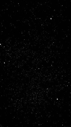 the night sky is filled with stars and small white dots on it's black background