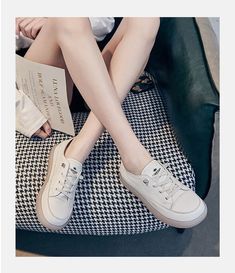 SPECIFICATIONS Genuine Leather Women Casual Shoes Plus Size Spring Vulcanized Shoes Ladies Skate Shoes Autumn Small White Sneakers Brand Name: CXJYWMJL Upper Material: Genuine Leather Upper-Genuine Leather Type: Cow Leather Origin: Mainland China Heel Height: Med (3cm-5cm) Shoes Type: Other Fashion Element: Sewing Department Name: Adult Season: Spring/Autumn Model Number: 219 Pattern Type: Solid Insole Material: Pigskin Fit: Fits true to size, take your normal size Lining Material: PU Closure Ty Casual White Slip-on Platform Sneakers, White Round Toe Canvas Shoes, Trendy Skate Shoes With Vulcanized Sole And Round Toe, Comfortable Slip-on Skate Shoes With Vulcanized Sole, Casual Flat Sneakers With White Sole, Trendy Slip-on Sneakers With Vulcanized Sole And Round Toe, Casual Flat Platform Sneakers With Vulcanized Sole, Trendy Closed Toe Canvas Shoes With Laces, Trendy Canvas Shoes With Vulcanized Sole