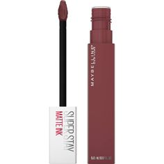 Maybelline SuperStay Matte Ink Liquid Lipstick, Mover - 0.17 fl oz Maybelline Matte Ink, Lipstick Remover, Superstay Maybelline, Maybelline Super Stay Matte Ink, Maybelline Superstay Matte Ink, Red Liquid Lipstick, Perfect Red Lipstick, Revlon Lipstick, Lip Gloss Shades