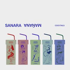 Sanará Mañana is a premium brand of organic cocktails that embodies the vibrant essence of modern-day festivities with a nostalgic twist. Drawing inspiration from vintage aesthetics, the brand marries the past and present, celebrating the dance of flavors in every sip. Branding and packaging design by Aja Marie Johnson (ajamariejohnson.com) @designartboard #packaging #graphicdesign #branding #coffeedesign #designinspo #graphicdesigner#cocktails Vintage Juice Packaging, Box Branding Packaging, Twist Drawing, Good Branding, Present Packaging, Design Print Layout, Organic Packaging, Drink Packaging, Juice Branding