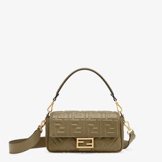 F1D4B FENDI BAGUETTE BAG Fendi Baguette Bag, Mini Baguette, Baguette Bread, French Baguette, It Bag, Fendi Baguette, Baguette Bag, Leather Cap, Green Bag