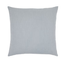 a light blue pillow on a white background