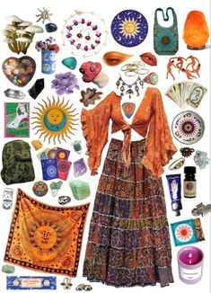 Hippie Witch Outfits, Hippie Fits, Spiritual Aesthetic, Witchy Outfits, Moda Hippie, Hippie Lifestyle, Estilo Hippy, Mode Hippie, 70s Inspired Fashion