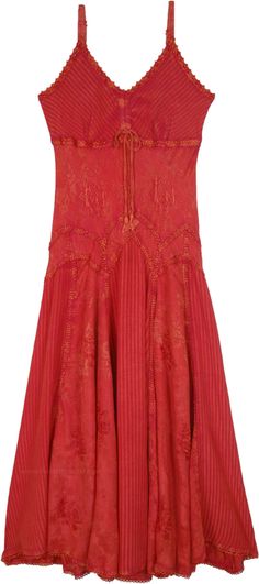 A fun and sexy ankle-length sleeveless rayon dress in a mesmerizing fire red - ideal for romantic summer dates and sensual salsa dance evenings.  This mid weight dress features a sweetheart neckline, attractive spaghetti strap design, and figure flattering bust and bodice. #tlb #Sleeveless #vacationclothing #beachwrap #RedWesternDress #RenaissanceDress #Rodeofestivaldress Fitted Spaghetti Strap Festival Dress, Fitted Spaghetti Strap Dress For Festivals, Sleeveless Rayon Party Dress, Fitted Red Dresses For Festivals, Red Fitted Festival Dress, Fitted Red Dress For Festival, Red Fitted Dress For Festival, Sleeveless Stretch Rayon Dress, Stretch Sleeveless Rayon Dress