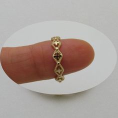 RR2056 Rosary Ring 14K 18K Solid Gold Cross Weight : Approx 2.2g±30% Width:Approx 4.36mm±10% Thickness: Approx 1.47mm±10% =Ring weight varies according to size. Shipping Method Shipment EMS Express Mail Service It usually takes 5~10 working days for the package to arrive from the date of shipment depending on the country and postal system. Gold Hallmarked Stackable Rings Fine Jewelry, Gold Stackable Rings Stamped 14k, Gold Stackable Rings In 14k Gold, Diamond Cut Yellow Gold Toe Ring, Yellow Gold Diamond Cut Toe Ring, Luxury Gold Eternity Band Gift, Luxury Gold Eternity Band As Gift, Gold Stackable Rings With Diamond Cut Open Band, Gold Hypoallergenic Formal Rings