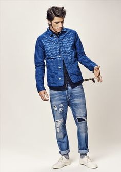 Scotch & Soda Rock The Boat, Latest Clothes For Men, Denim Workwear, Best Mens Fashion, Nautical Style, Love Jeans, Nautical Fashion