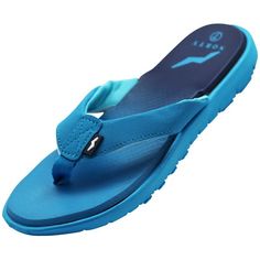 Norty - Women's Casual Slide or Thong Sandal, Perfect sandal to head to the beach or pool, Soft plush breathable upper, Whether you choose a slide or flip flop style the footbed adds extra comfort so you can walk around all day, Non-skid sole, Man Made Materials, Made in China, #41012 Size: 7.  Color: Blue.  Gender: female.  Age Group: adult. Pool Shower, Nice Sandals, Flip Flops Style, Sandals Casual, Blue Sandals, Beach Sandals, Beach Pool, Sandal Fashion, Blue Gender