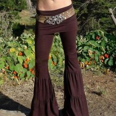 Pure Color Low Waist Yoga Wide-legs Long Pants（KZ20170725011） on Luulla Elven Forest, Yoga Festival, Bohemian Pants, Boho Tie Dye, Pixie Pants, Festival Style, Boho Pants, Bell Bottom Pants, Style Pants