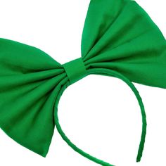 "This is a cute green headband bow that can fit any head size from toddler to adults. The big bow headband is as pretty as is huge. No one will miss it!! The headband with green bow will suit perfectly to must special occasions like a birthday party, a bachelorette party, a bridal shower, or any occasion you might need to stand out of the crowd. It is also a perfect present for any girl or women. The green headband bow will go perfectly with your cosplay outfit, as an addition to your dance team Musical Outfits, Hair Bows For Women, Snow White Hair, Green Cosplay, Black Hair Bows, Big Bow Headband, Red Hair Bow, White Hair Bows, Hello Kitty Dress