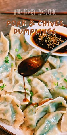 the best recipe for pork and chives dumplings