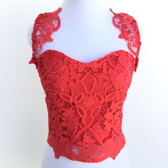 Pretty Top To Wear For Any Occasion. You’ll Love The Design And Fit. It’s Very Versatile. Pretty Top, Lush, Lace Top, Amber, Womens Tops, Lace, Red, Women Shopping, How To Wear