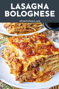 lasagna bologinese is an easy and delicious dinner recipe