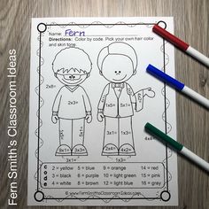 a coloring page with two children wearing clothes