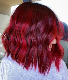 Top 31 Red Balayage Hairstyles to Try ASAP – HairstyleCamp Beautiful Red Hair Color, Red Hair Streaks, Coppery Red, Loreal Hair Color, Loreal Hair, Balayage Hairstyles, Copper Balayage, Red Balayage