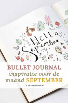 Weet je niet wat je kunt tekenen in je bullet journal voor september? Ik geef je graag wat inspiratie, zodat je meteen zelf aan de slag kunt gaan. #DIY #linspiratie Bullet Journal September, Journal Tips, Bullet Journal How To Start A, Bullet Journal Hacks, Craft Ideas, Bullet Journal