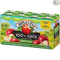 apple & eve organic juice - case of 6 boxes, 16 fl oz each pack