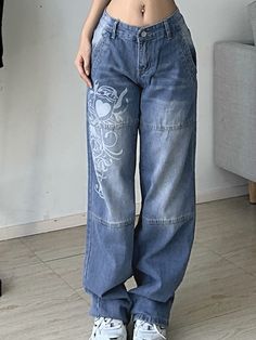 Cargo Jeans Y2k, Y2k Baggy Jeans, Estilo Harajuku, 90s Baggy, Streetwear Jeans, Baggy Trousers, Stylish Jeans, Jeans Cargo, Jeans Y2k