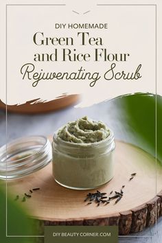 DIY Green Tea Glow Scrub for Radiant Skin