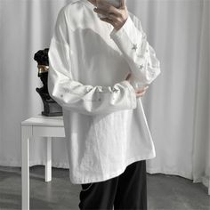 Asian size3 size smaller than US and European size,Please note!! S Bust 102 cm Length 64 cm Sleeve 55 cmM Bust 106 cm Length 66 cm Sleeve 56 cmL Bust 110 cm Length 68 cm Sleeve 57 cmXL Bust 114 cm Length 70 cm Sleeve 58 cmXXL Bust 118 cm Length 72 cm Sleeve 59 cm Couple Chic, For Men Clothes, Hip Hop T Shirt, Social Dresses, Comfortable Pajamas, Clothes Black, Streetwear Shorts, Mens Pajamas Set, Mens Thermals