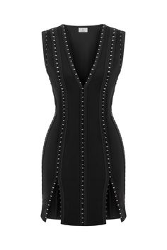 Introducing our latest addition to the collection - the ultimate body sculpting Chaos Magnet dress! Made with a special stretch fabric, this dress is designed to hug your curves and accentuate your best features. The adjustable hook and eye construction at the front of the body allows you to customize the fit to your liking, ensuring maximum comfort and a perfect fit. The sleek, form-fitting design will fatter your figure and boost your confidence, while the mini length adds a touch of playfulne Hook And Eye Dress, Fatale Aesthetic, Anarchy Symbol, Oc Clothes, Dress Reference, Dream Wishlist, Clothing Pieces, Date Dresses, Boost Your Confidence