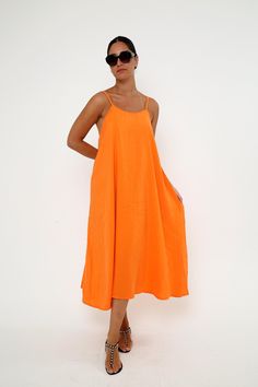 Women's Orange Spaghetti Strap  Maxi Dress  Casual Viscose Dress Multicolor one size unique dress Fits sized US6 to US12 Model Size : Height : 6'0" Weight : 160 lbs Summer Beach Suspender Maxi Dress, Summer Beach Maxi Suspender Dress, Sundress With Adjustable Sling Straps, Beach Suspender Dress With Adjustable Straps, Orange Vacation Dress With Adjustable Straps, Orange Dress With Adjustable Straps For Vacation, Spring Beach Slip Dress With Sling Shape, Spring Beach Slip Dress In Sling Shape, Spring Beach Sling Slip Dress