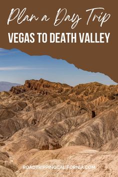 Discover the ultimate itinerary for a day trip to Death Valley National Park from Las Vegas! See Zabriskie Point, Mesquite Flat Sand Dunes, Badwater Basin and more! Badwater Basin, California Parks, California Vacation, Usa Travel Guide, California Travel Road Trips, California National Parks, Vegas Trip, National Parks Trip, Trip Itinerary