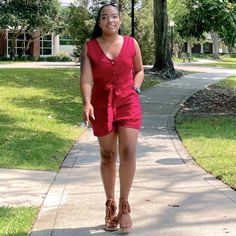 Red Shorts Romper With Accessory Belt Included. Super Cute Summer Outfit! True To Size. Chic Red Beach Shorts, Casual Burgundy Shorts For Summer, Summer Burgundy Shorts, Teal Jumpsuit, Mesh Romper, Accessory Belt, Urban Outfitters Romper, Cute Summer Outfit, Velvet Romper