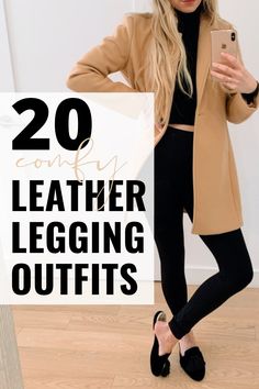 Leather Legging Outfits Night Going Out, Leather Leggings Outfit For Work, Matte Leather Leggings Outfit, Outfit With Black Leather Leggings, Casual Outfits With Leather Leggings, Flannel And Leather Leggings, Leather Leggings Dressy Outfit, Leather Look Leggings Outfit Night, Black Leather Pants Concert Outfit