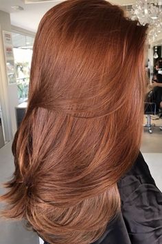 Red Hair Color, Hair Inspiration Color, Long Red