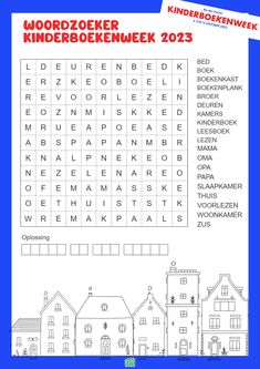 the word search is shown for children to use in their own language and it's also