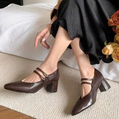 CHIKO Shanika Square Toe Block Heels Mary Jane Shoes Mary Jane Shoes Heels, Chiko Shoes, Block Heel Loafers, Kitten Heel Pumps, Mary Jane Heels, Jane Shoes, Heeled Loafers, Mary Jane Shoes, Pump Shoes