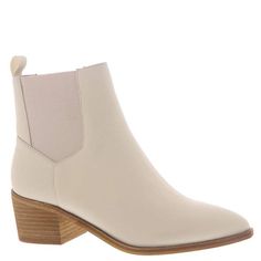 Womens Filip Pointed Toe Chelsea Boots Ankle Mid Heel 2-3" - White Chinese Laundry, Boots Ankle, Mid Heel, Casual Boots, Chelsea Boots