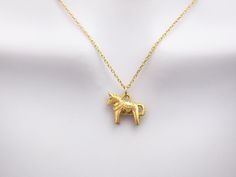 "Dala Horse Necklace, Animal necklace, Cute necklace, Gold Silver necklace, Graduation gift, Friendship gift, Gift idea, Gift for her Item details ♪ Color: gold, silver ♪ Pendant material: shiny 14K gold plated, 16K white gold plated ♪ Chain and clasp: 14K gold plated/ 16K white gold plated  ♪ Necklace length: 15-19\" ♪ Anything longer 20\" will be an additional charge ♪ Packed individually in a gift box ♪ Please choose the chain when you check out   Handmade with Love by Clara ----------------- Handmade Gold Charm Necklaces For Best Friend, Handmade Gold Charm Necklace For Best Friend, Dainty Charm Necklace As Gift, 16 Inch Length, Dainty 16 Inch Charm Necklace As A Gift, Dainty 16 Inch Charm Necklace For Gift, Dainty Handmade Necklace For Best Friend, Gold Silver Necklace, Animal Necklace, Horse Necklace