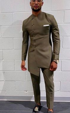 African Prom Suit, Wedding Suit Men, Embroidery Blazer, Men Attire, Blazer Wedding, Men Kaftan, Matching Pants Set, African Suit, Nigerian Men Fashion