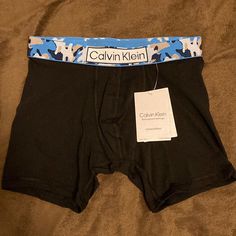 Nwt Camo Boxer Briefs From Calvin Klein Limited Edition Cotton With Elastane Base Color Is Black 13” Across The Waistband 11.5” Down The Side Calvin Klein Boxer Briefs, Outfits Male, Cami Mendes, Black 13, Klein Blue, Boxer Briefs, Briefs, Camo, Calvin Klein